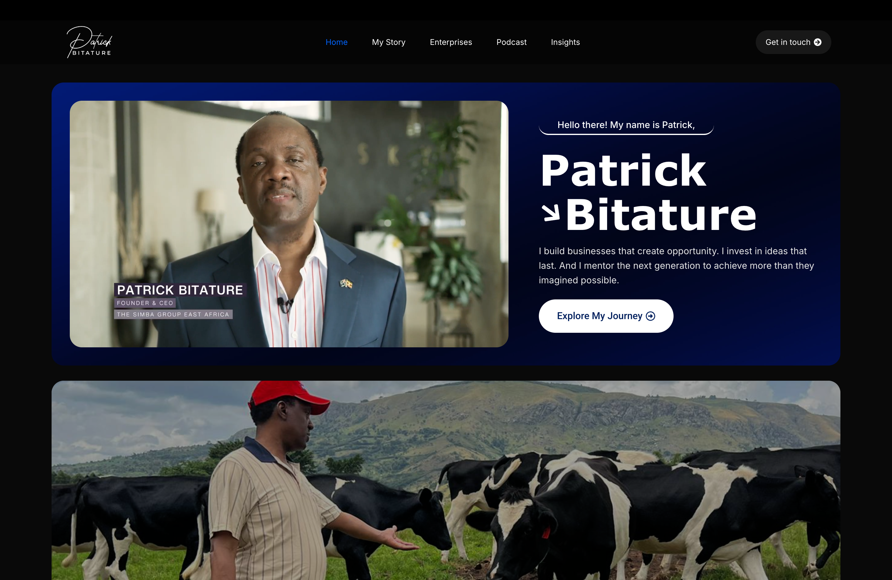 Dr. Patrick Bitature homepage