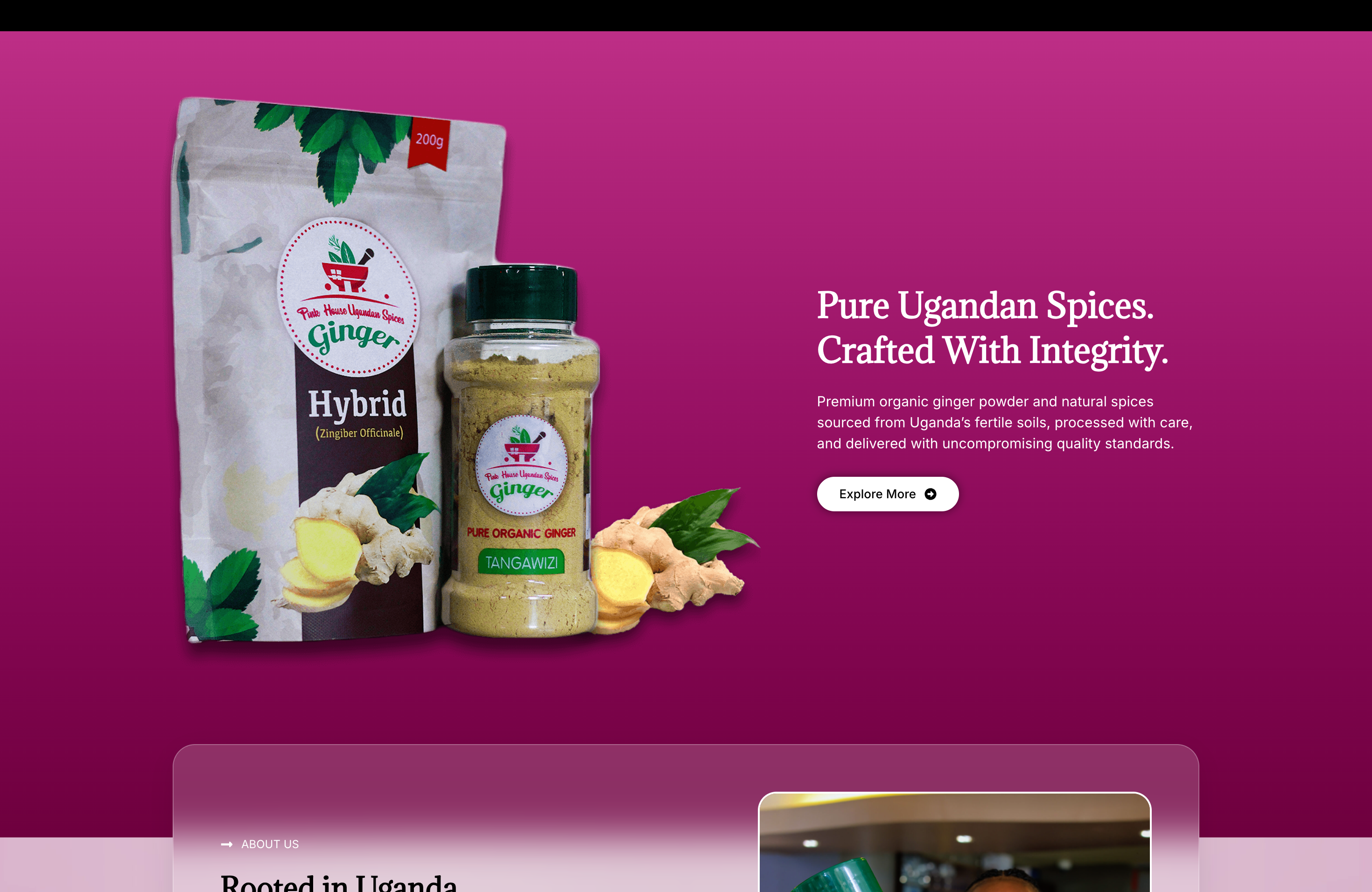 Pink House Spices homepage